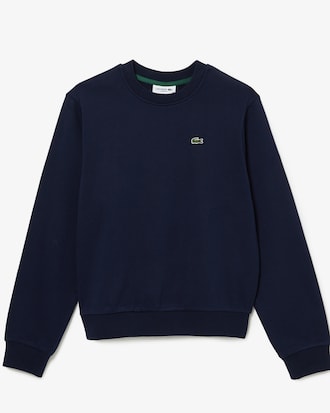 Relaxed Fit Fleece Crew Neck Sweatshirt