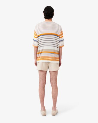 Runway Trim Accent Technical Fabric Shorts