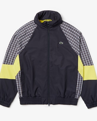 Unisex Lacoste LIVE Patchwork Sweat Jacket