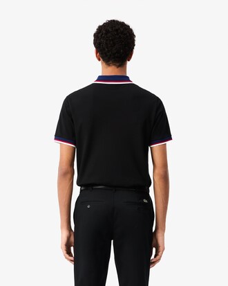 Regular Fit Stretch Piqué Polo Shirt