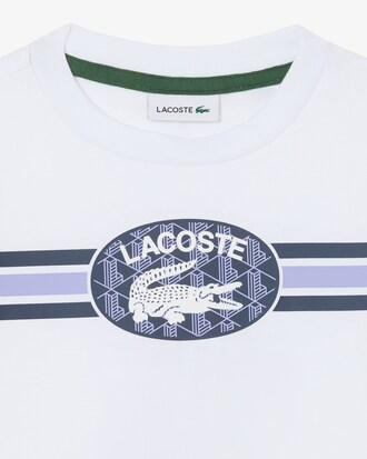 Monogram Print Cotton T-shirt