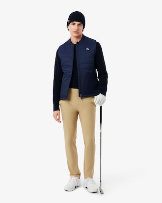 Ribbed Knit Wool Golf Beanie