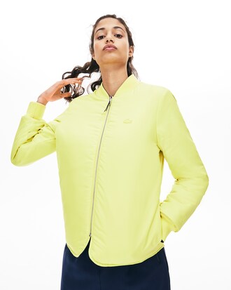 Women's Seamlessly Quilted Reversible Bi-Material Rain Jacket