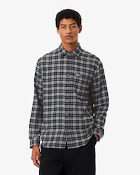 Regular Fit Plaid Flannel Shirt