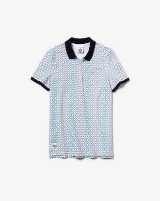 Women's Lacoste SPORT French Open Edition Print Mini Piqu&eacute; Polo Shirt