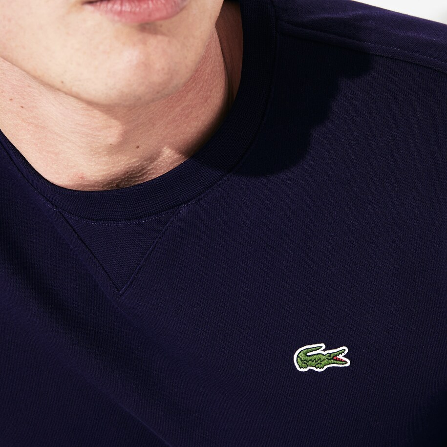 lacoste sport crew neck sweatshirt black
