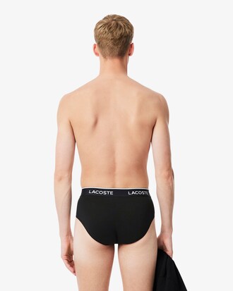 3-Pack Plain Cotton Logo Briefs