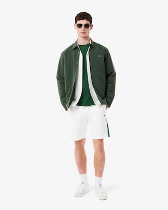 Cotton Fleece Colour-Block Shorts