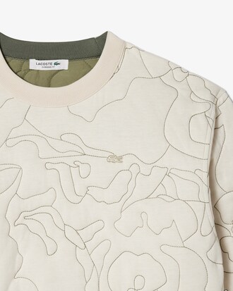 Oversized Reversible Embroidered Sweatshirt
