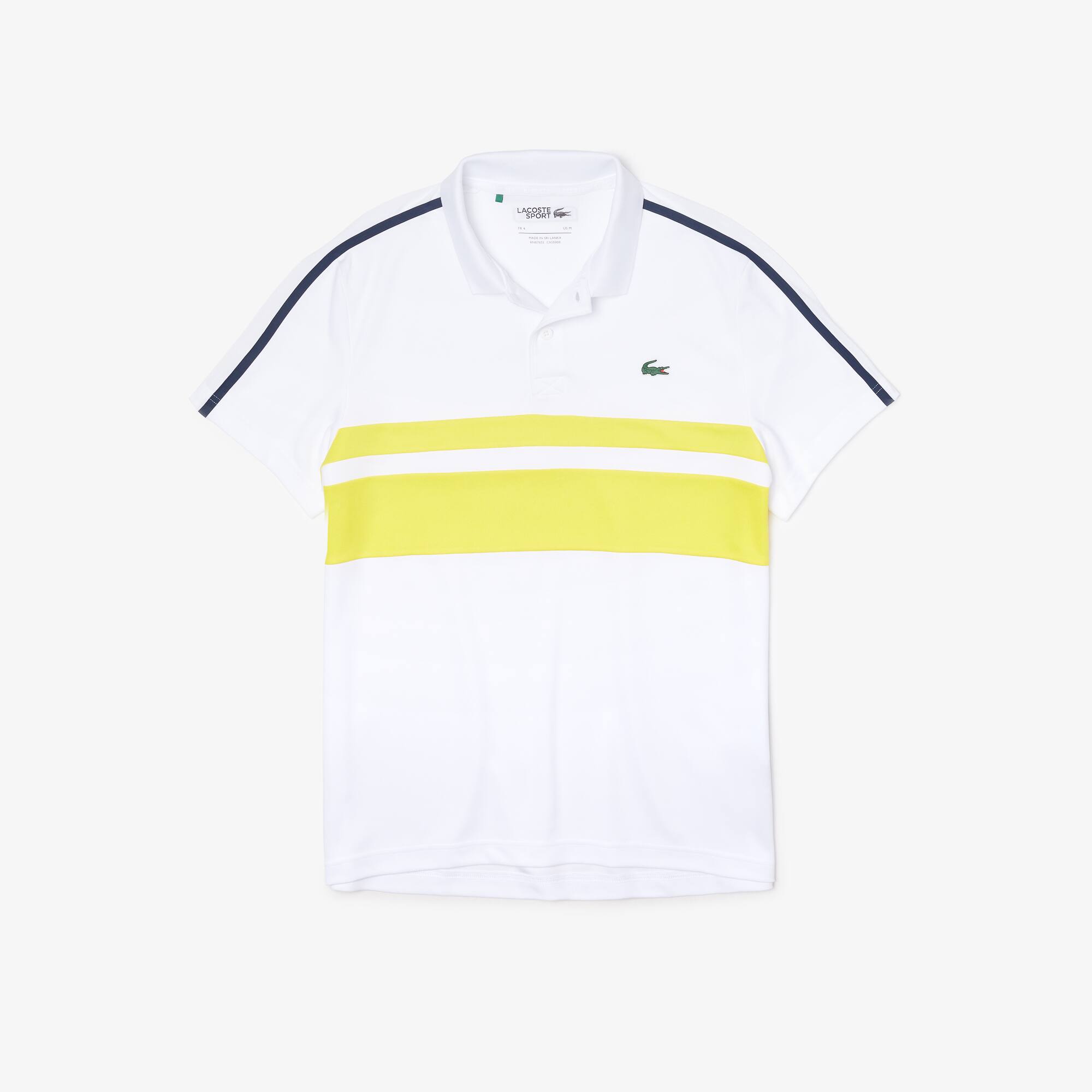 polo lacoste sport bleu