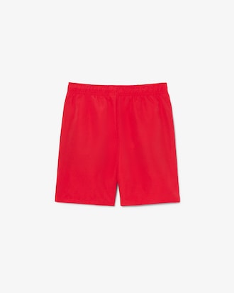 Monochrome Lined Swim Trunks