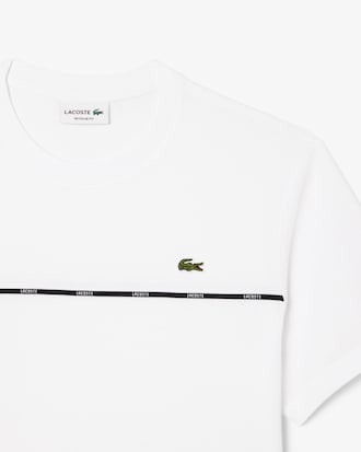 Lacoste Trim Cotton Jersey T-shirt