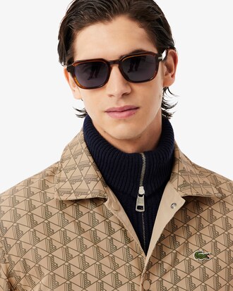 Reversible Bi Material Monogram Jacket