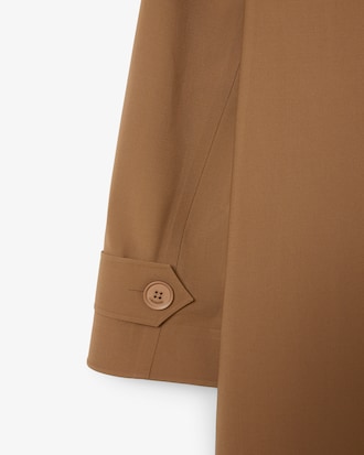 Runway Wool Blend Trench Coat