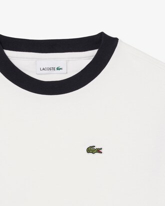 Contrast Trim Cotton T-shirt