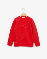 Boys' Lacoste SPORT Oversized Croc Fleece Tennis Sweatshirt