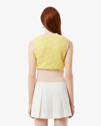 Runway Jacquard Sweater Vest