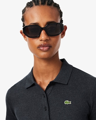 Slim Fit L.12.D Ribbed Cotton Polo Shirt