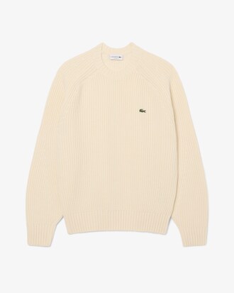 Thick Wool Crew Neck Sweater