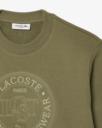 Embroidered Fleece Sweatshirt