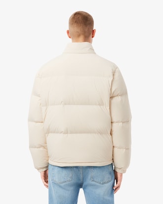 Water-Repellent Hooded Down Jacket