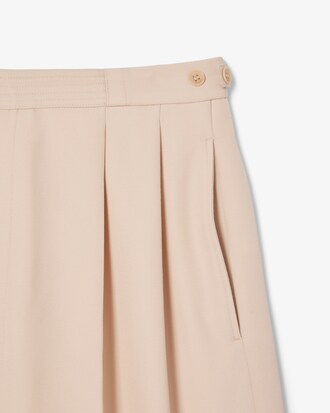 Runway Fitted Wool Bermuda Shorts