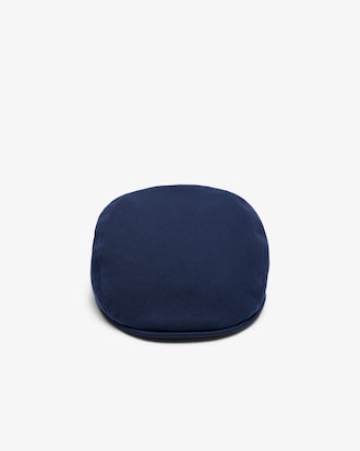 Embroidered Crocodile Petit Piqué Beret
