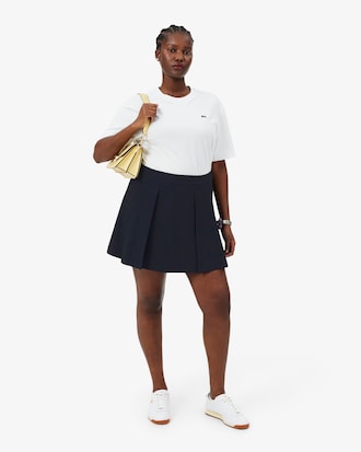 Short Fluid Pleated Skirt
