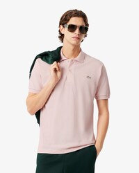 Classic Fit Embroidery Detail Piqu&eacute; Polo Shirt