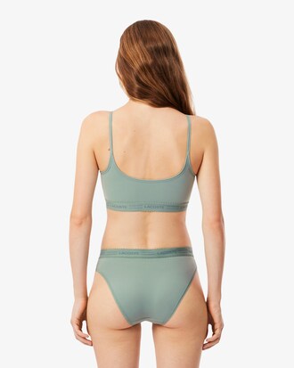 Scallop Band Microfiber Bralette
