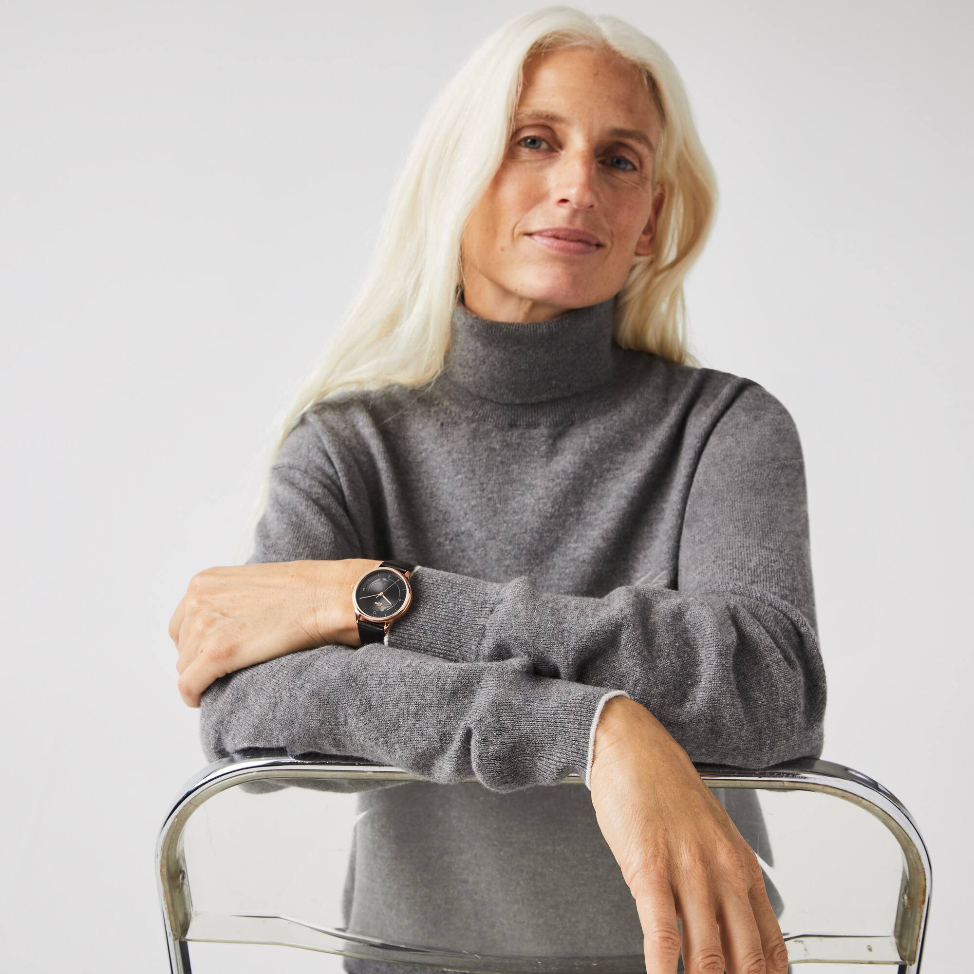 lacoste watch leather strap