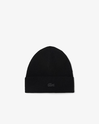 Ribbed Cuff Wool Beanie