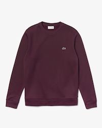 Men's Crew Neck Fleece Sweatshirt with Lacoste Wording