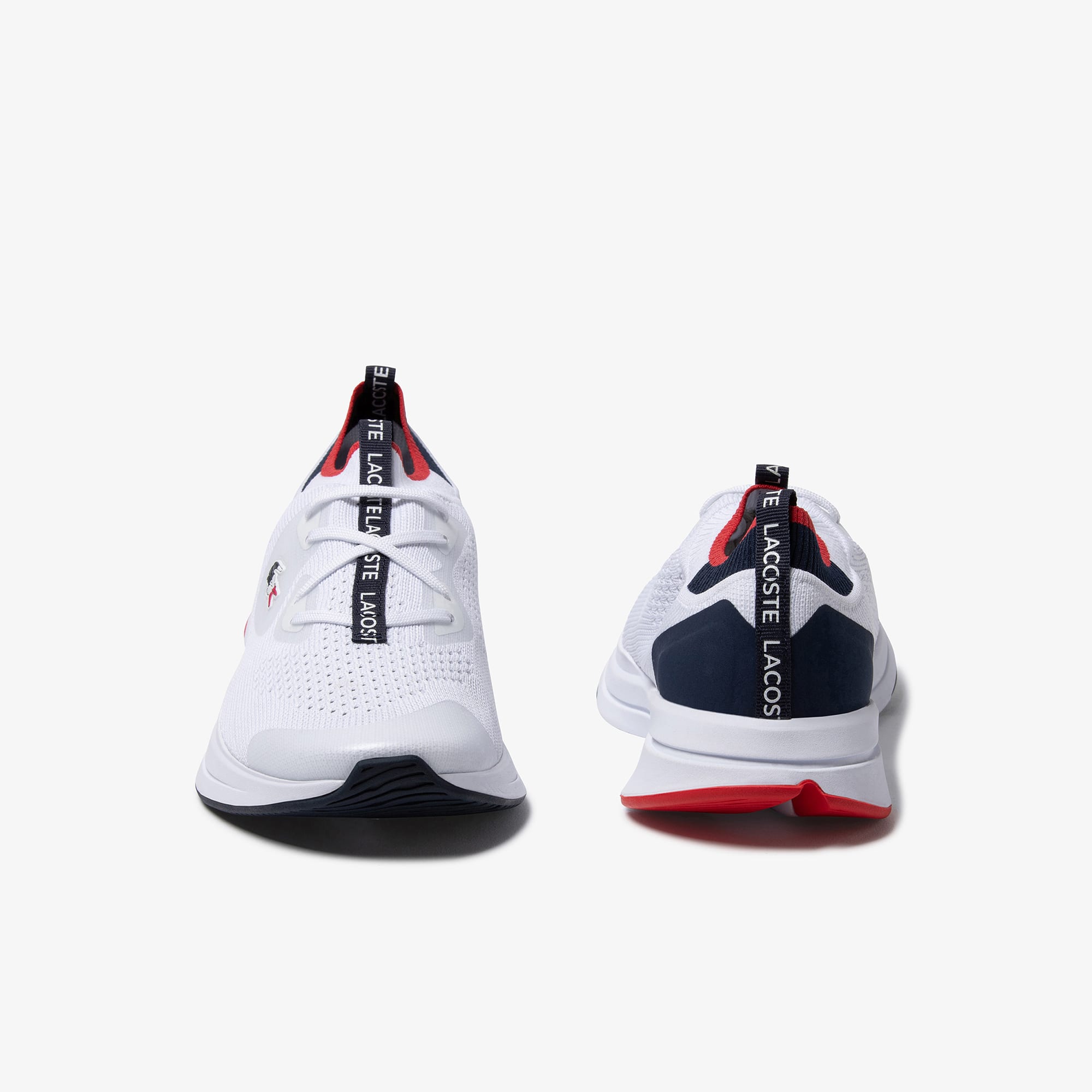 Lacoste Run Spin Mens White / Dark Green Trainers | Atterley