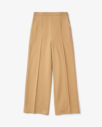 Women's Fashion Show Wide Leg Wool Pants