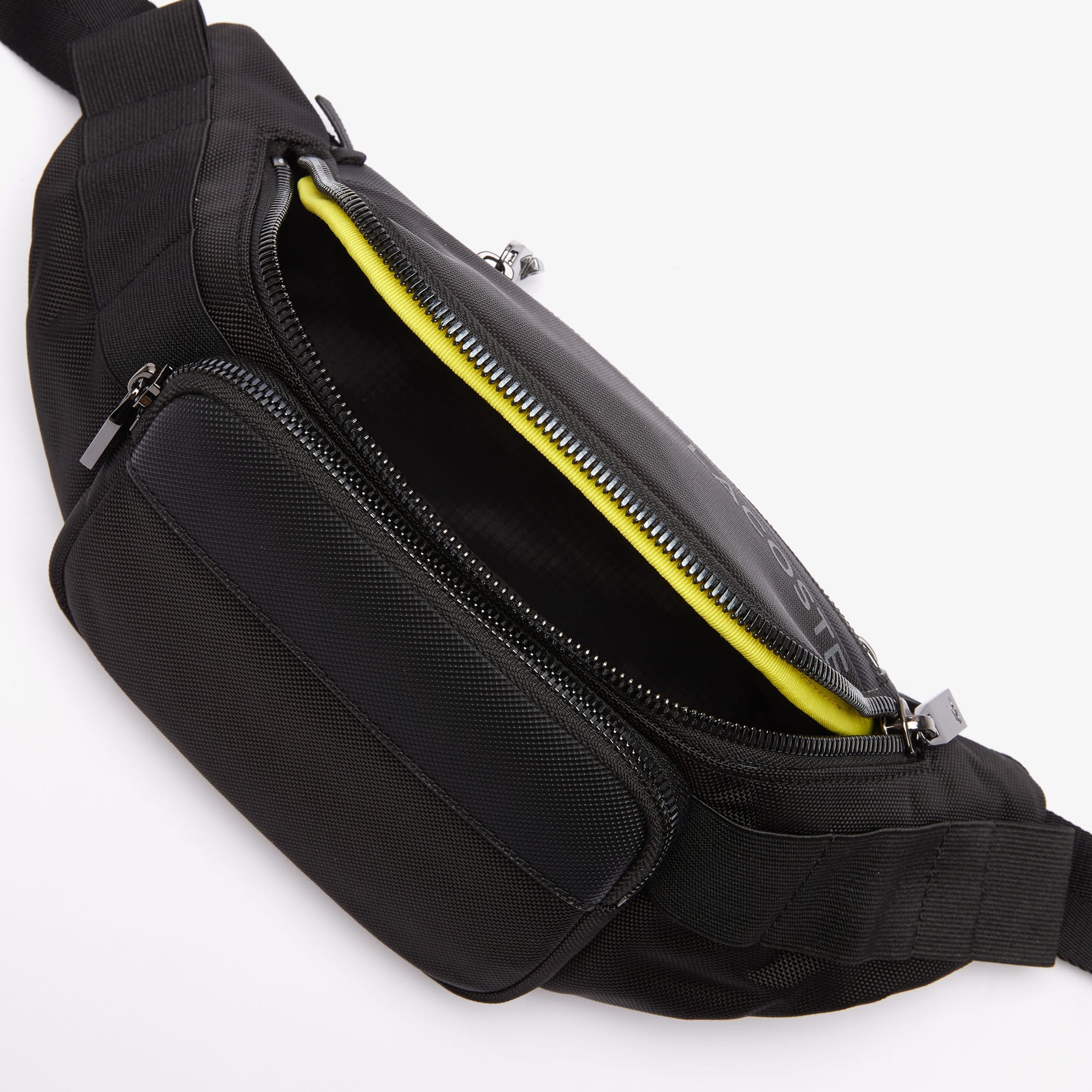 lacoste leather fanny pack