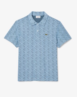 Classic Fit Monogram Terry Polo Shirt