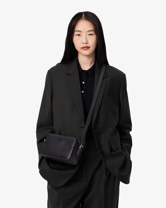 Chantaco Piqué Leather Shoulder Bag