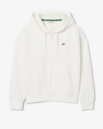Zipped Piqu&eacute; Hoodie