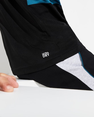 Men's Lacoste SPORT Signature Band Colourblock Piqué T-shirt