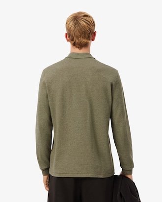 Classic Fit Long Sleeved L.12.12 Polo Shirt