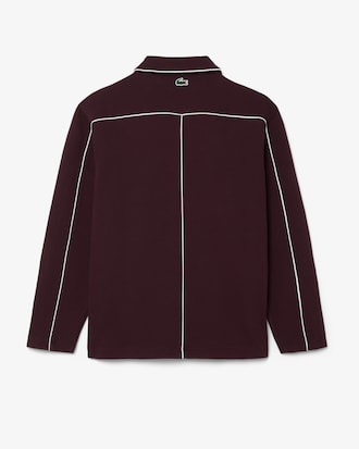 Tennis Heritage Zipped Badge Accent Sweatshirt