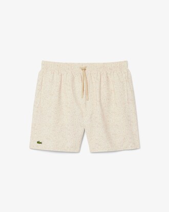 Mid Length Print Swim Trunks