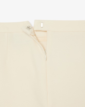 French Made Textured Piqué Skirt