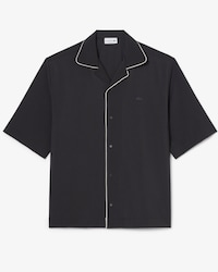 Relaxed Fit Short Sleeved Wool Shirt
