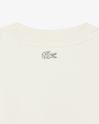 Embossed Logo Piqué Sweatshirt