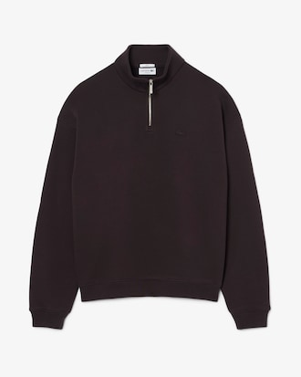 Heavy Fleece Zipper Neck Sweatshirt