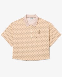 Oversized Tennis Print Polo