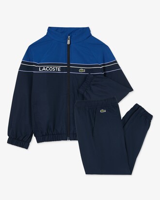 Diamond Taffeta Colour-Block Tracksuit