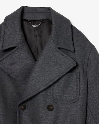 Runway Oversized Double Breasted Wool Coat
